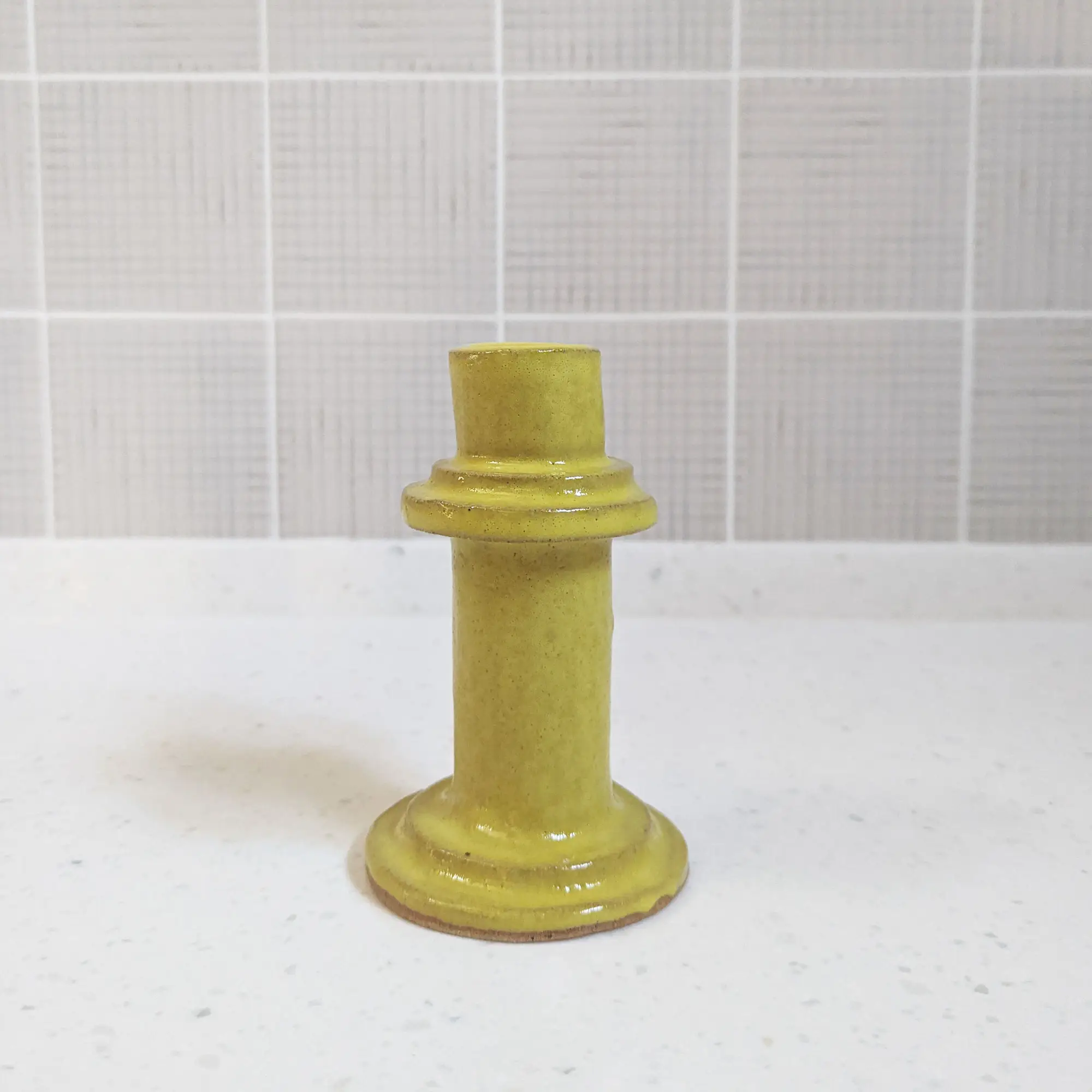 Citrus Yellow Candlestick by Kelly Jessiman - Image 4