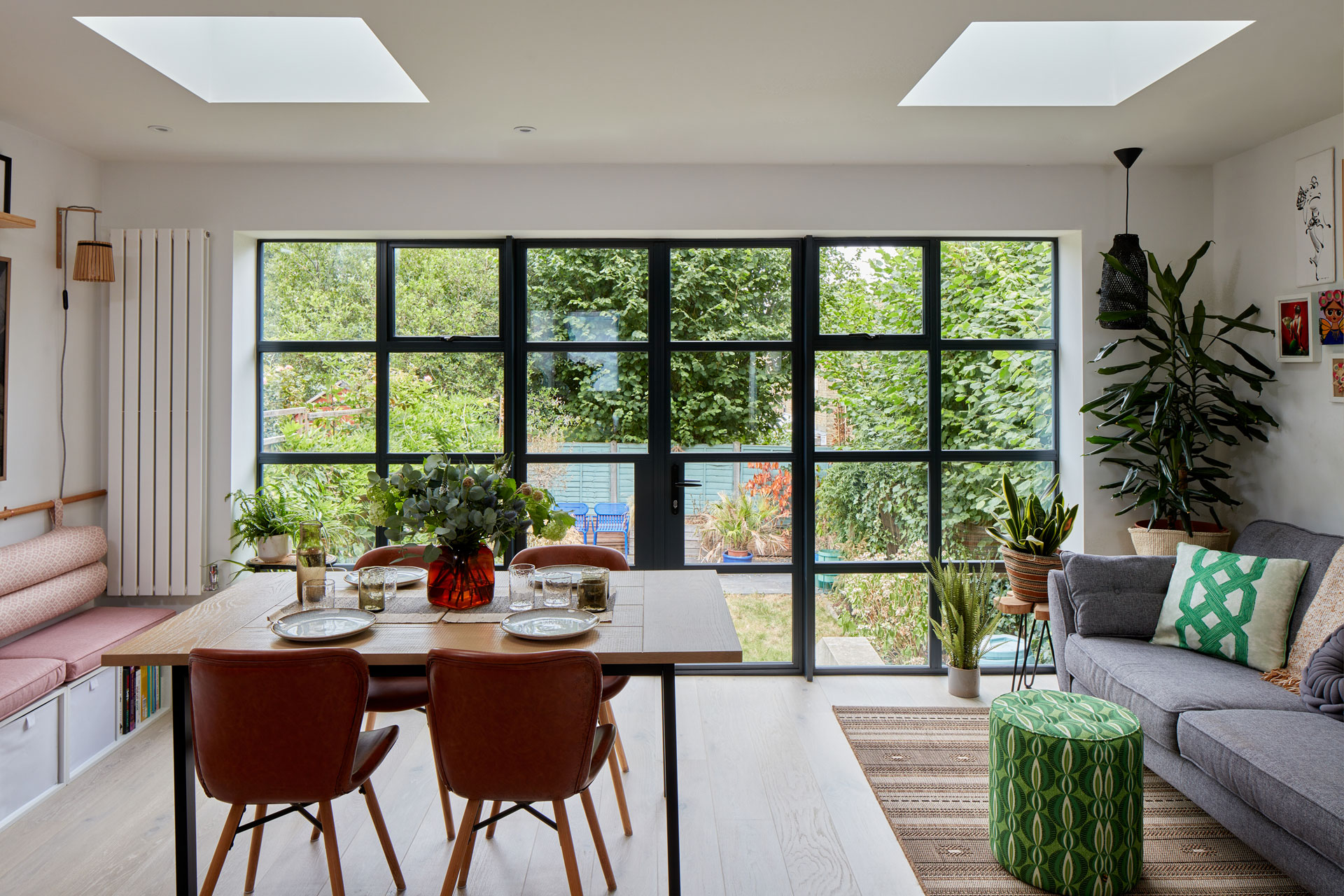 Open plan Crystal Palace family kitchen.
