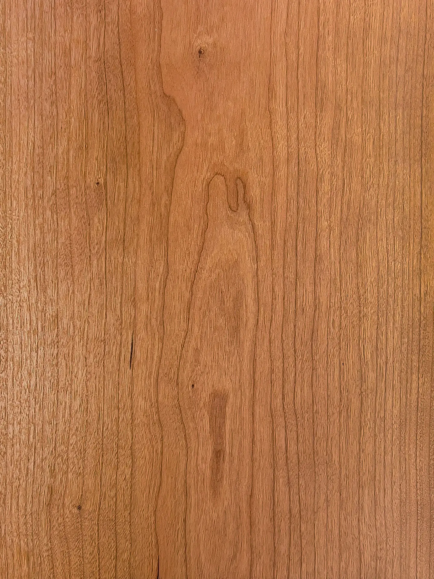 Cherry wood sample with pinky tones.