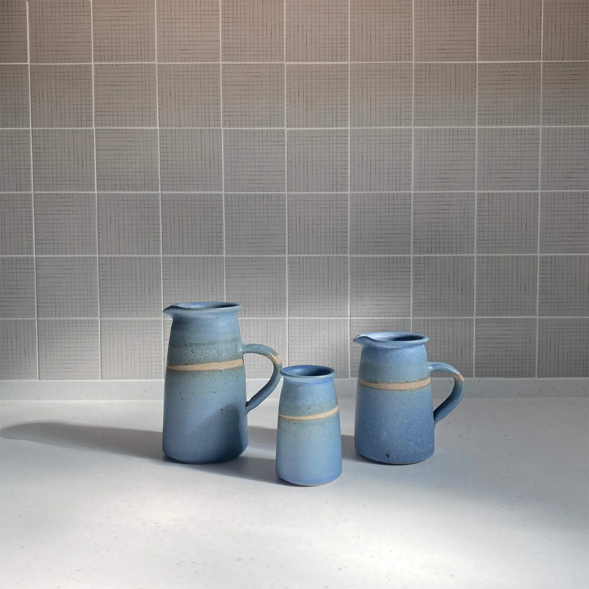 Small Blue Vase by Tony Gant