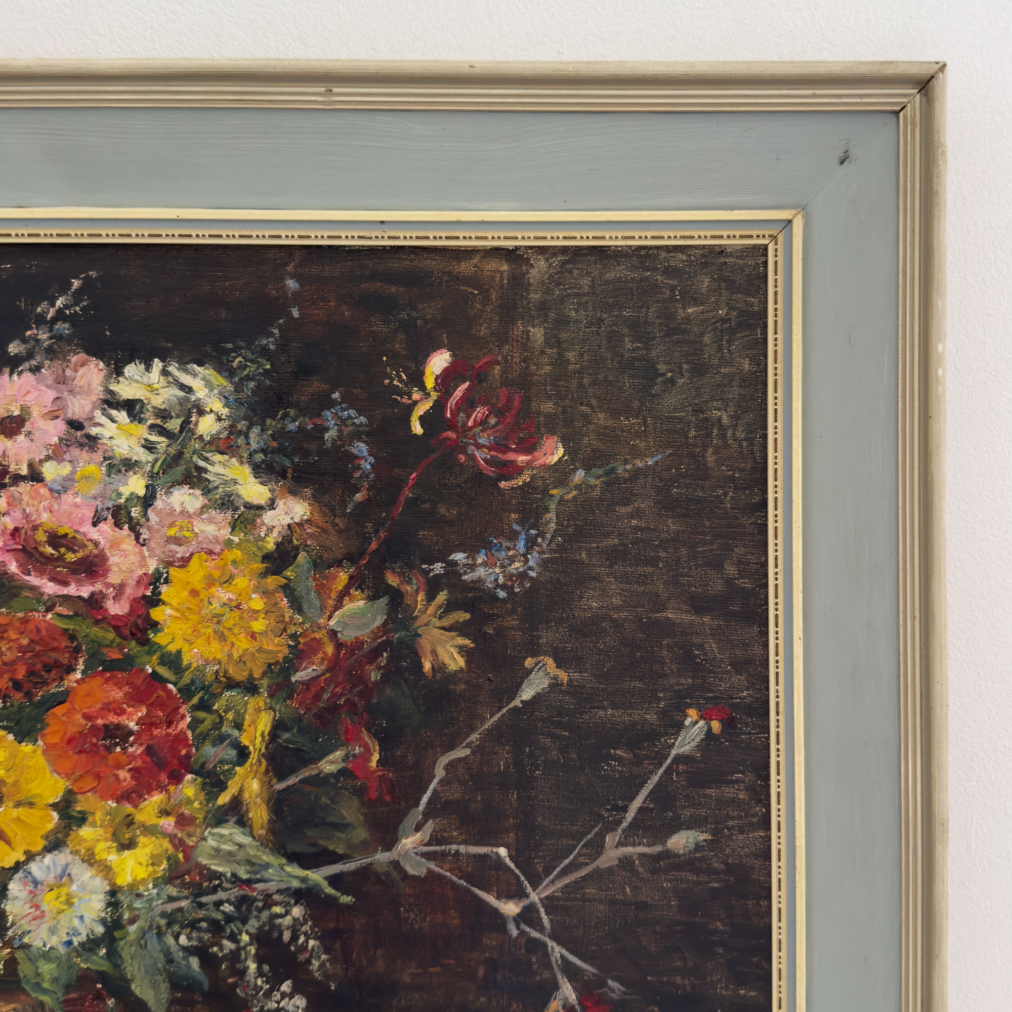 1950s Flowers in a Vase - Image 4