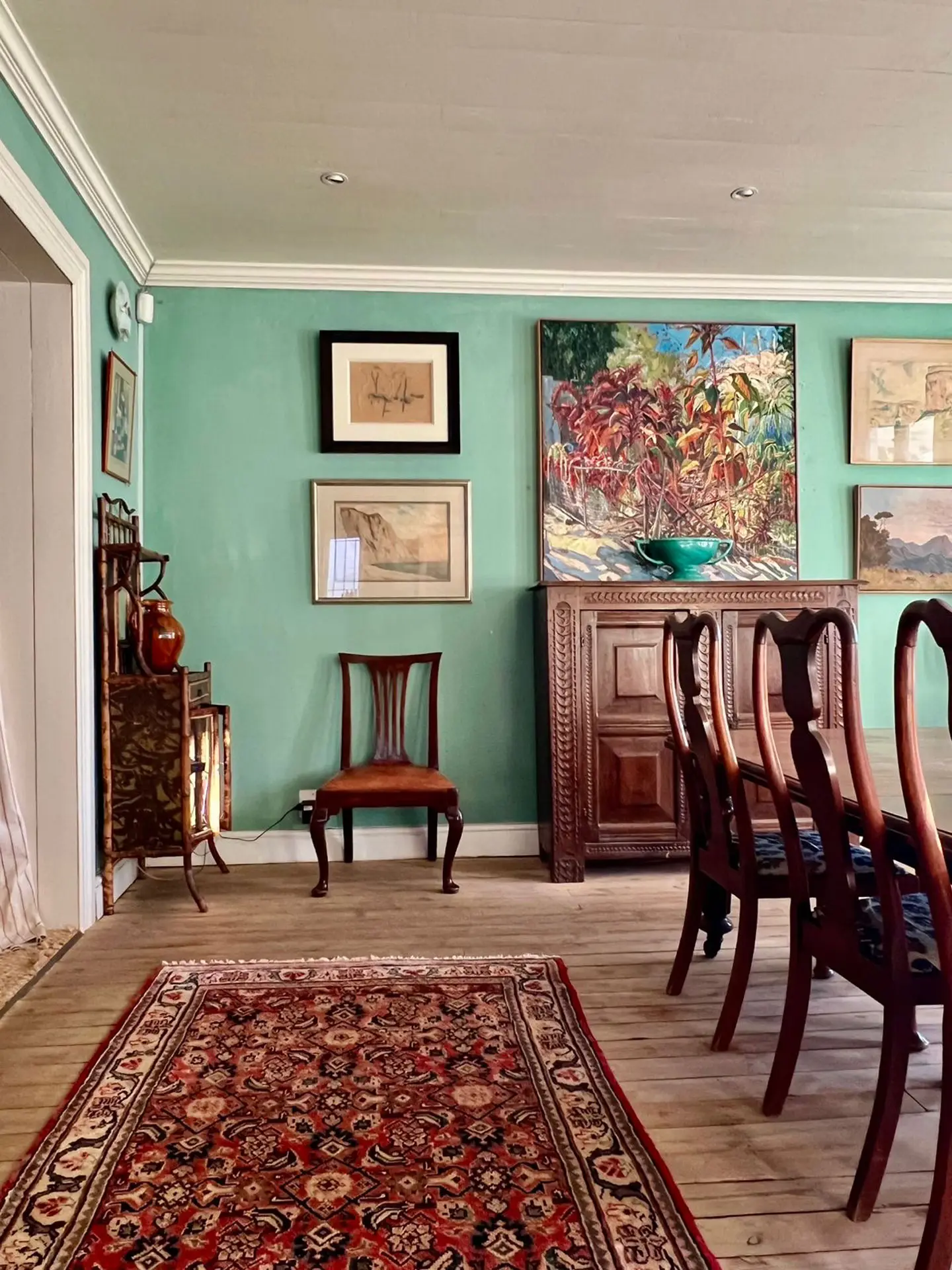 Dominic Touwen's Colourful Home in Cape Town with views across the mountains