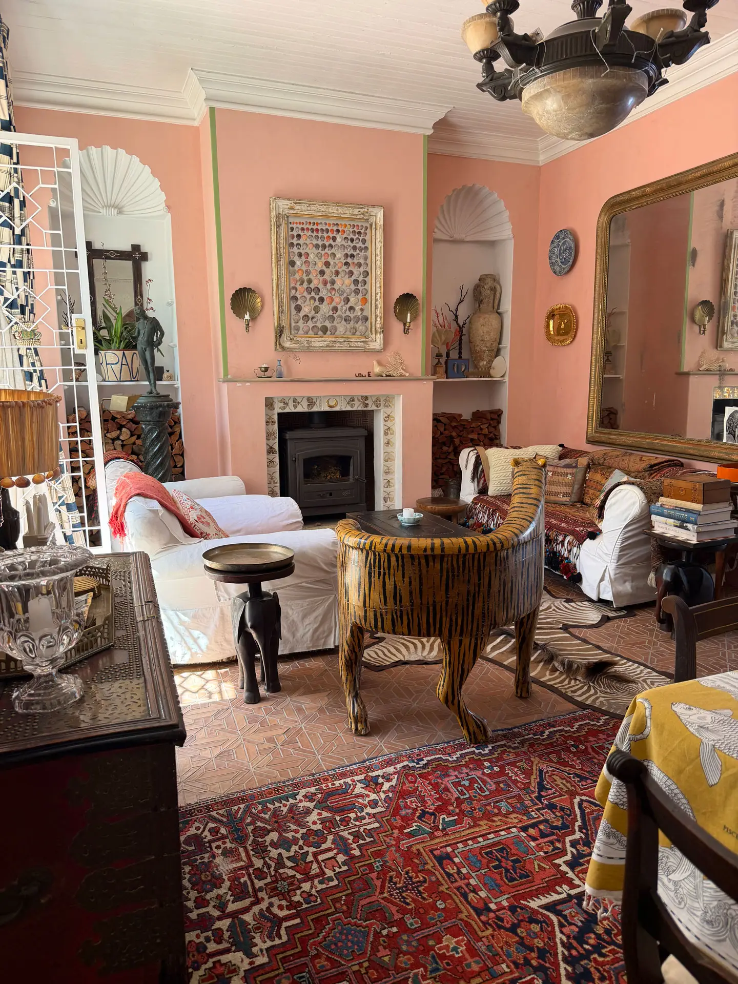 Chandler House in Cape Town, colourful and considered interiors brimming with antiques and art.