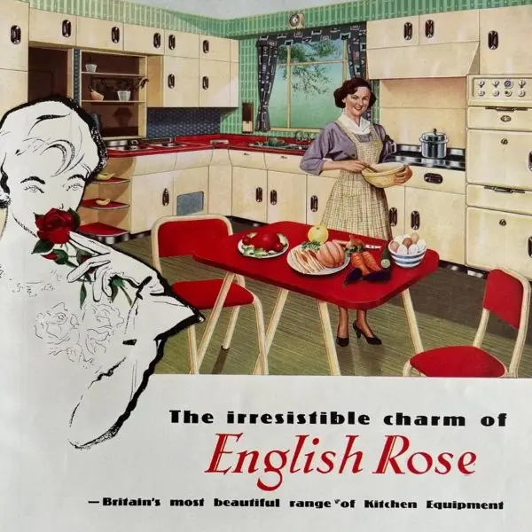 Pluck-Kitchen-History-20jpg 20th Century English Rose Kitchen Advert